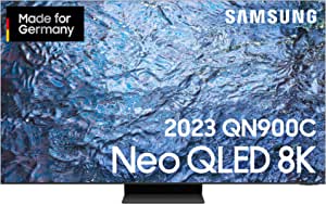 Samsung Neo QLED 8K QN900C 85 Zoll Fernseher (GQ85QN900CTXZG, Deutsches Modell), Neo Quantum HDR 8K Pro, Neural Quantum Prozessor 8K, Infinity Screen, Smart TV [2023]